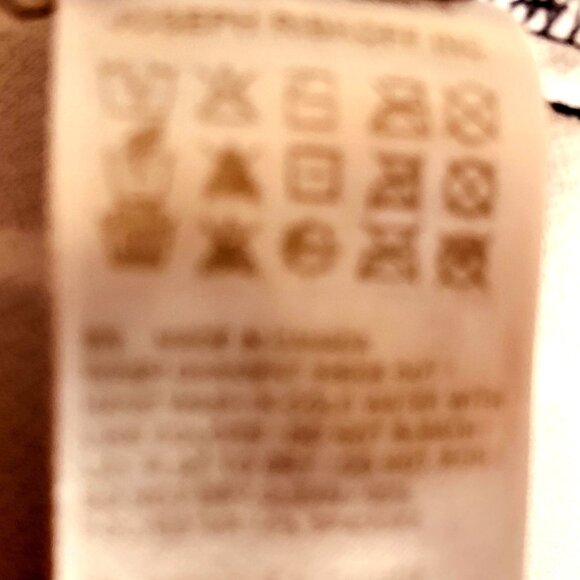 Joseph Ribkoff Size 14  Black & White Geometric Print Shirt Dress Made In Canada - Picture 9 of 11